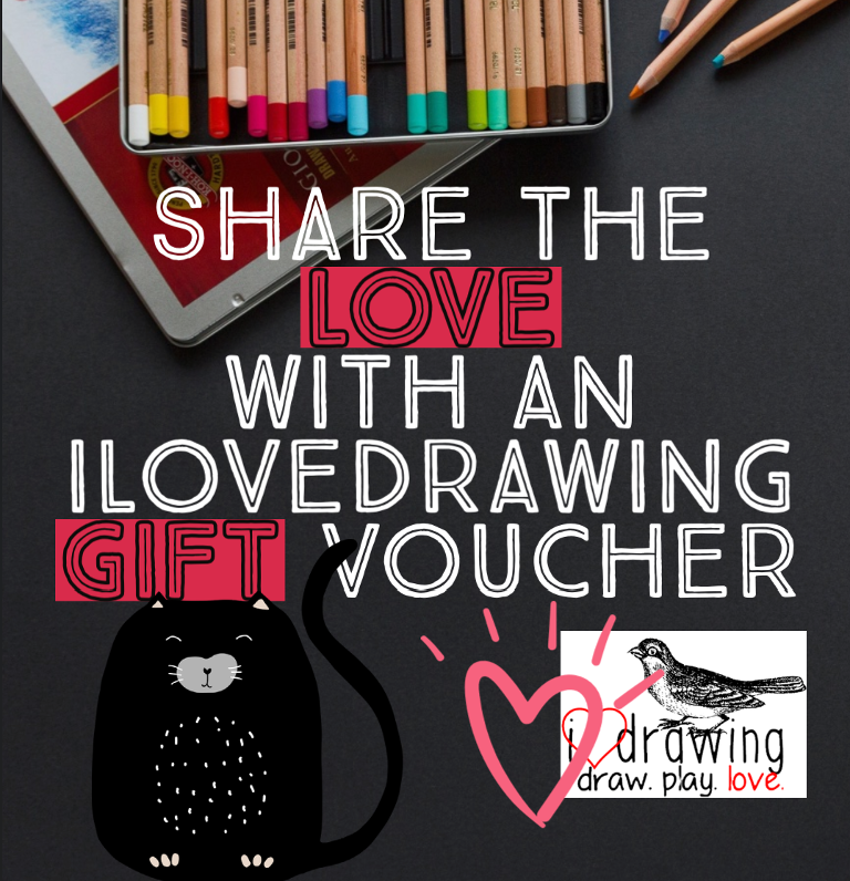 ilovedrawing drawing art studio lessons Marrickville Inner West Sydney Gift Voucher